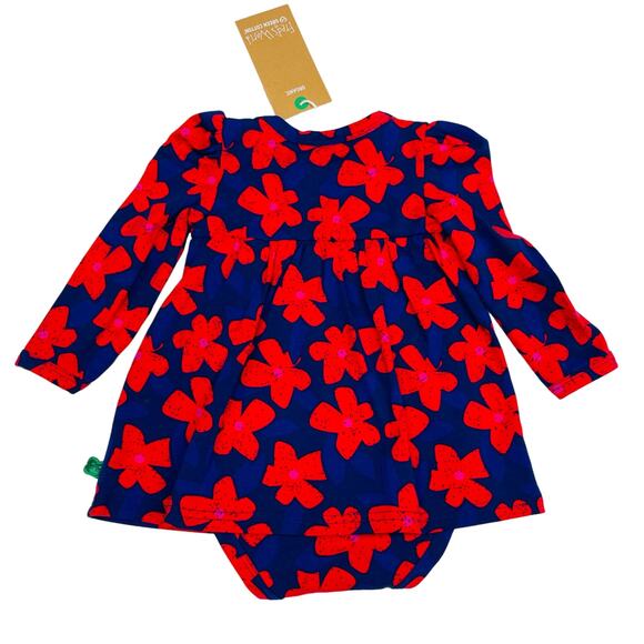 NWT Fred's World 6-9M Organic Pow Puff Dress - Picture 2 of 6